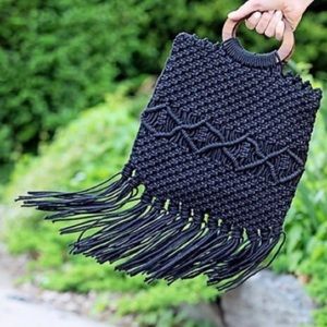 Danielle Nicole Macrame Handbag